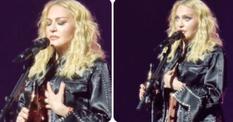 Copertina di Madonna si commuove durante il concerto: “È un miracolo che sia viva. In questo momento non mi sento molto bene, ma sono viva”