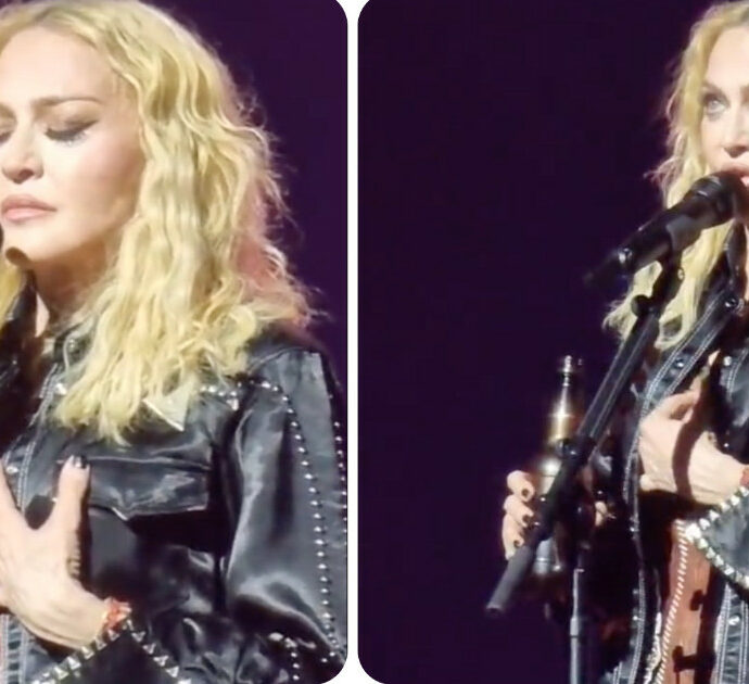 Madonna si commuove durante il concerto: “È un miracolo che sia viva. In questo momento non mi sento molto bene, ma sono viva”