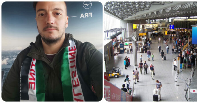 Sono stato fermato in aeroporto per una sciarpa della Palestina: così l’Europa restringe le libertà