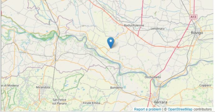 Terremoto di magnitudo 4.3 nella provincia di Rovigo: avvertito anche a Bologna e Modena