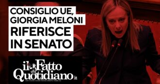 Copertina di Consiglio Ue, alle 10 Giorgia Meloni riferisce in Senato. Rivedi la diretta