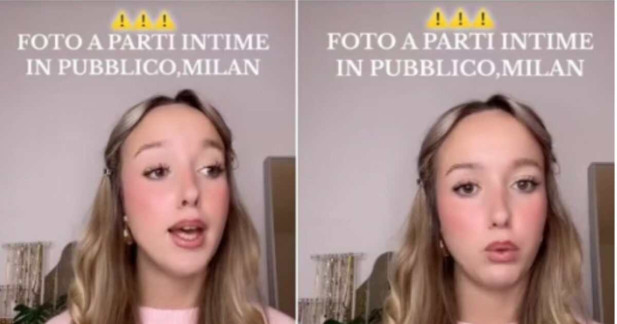 “Un ragazzo mi ha fotografato le parti intime all’uscita dalla metro a Milano”: la denuncia della tiktoker