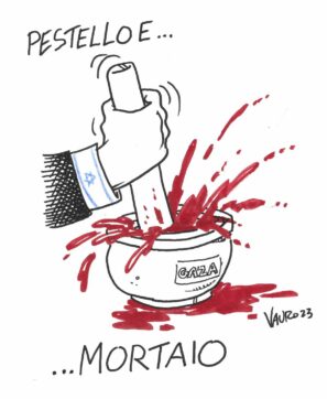 Copertina di La vignetta di Vauro