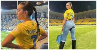 Copertina di Georgina Rodriguez sexy alla partita di Ronaldo deve “retrocedere” in tribuna