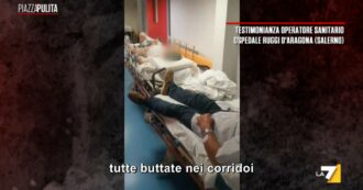 Copertina di “Pazienti abbandonati al Pronto soccorso e legati al letto per ore”: l’anticipazione dell’inchiesta di Piazza Pulita sulla sanità italiana