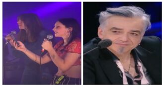 Copertina di X Factor, Francesca Michielin e Ambra Angiolini replicano a Morgan cantando “Bellissima” insieme in un locale: il video è virale