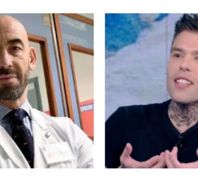 Matteo Bassetti attacca Fedez: “Vi ricordate il bacio con Rosa Chemical a Sanremo? Oggi parla di salute mentale, quanta incoerenza”