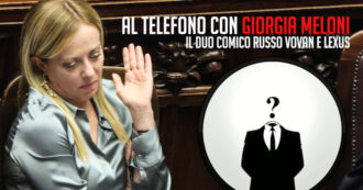 Copertina di “Ucraina? C’è molta stanchezza da tutte le parti, serve una via d’uscita”: l’audio dello scherzo telefonico a Meloni di due comici russi