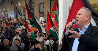 Copertina di “Fermiamo il massacro”, a Genova il corteo dell’Associazione palestinesi e delle comunità islamiche: “Condanniamo tutti i terrorismi”