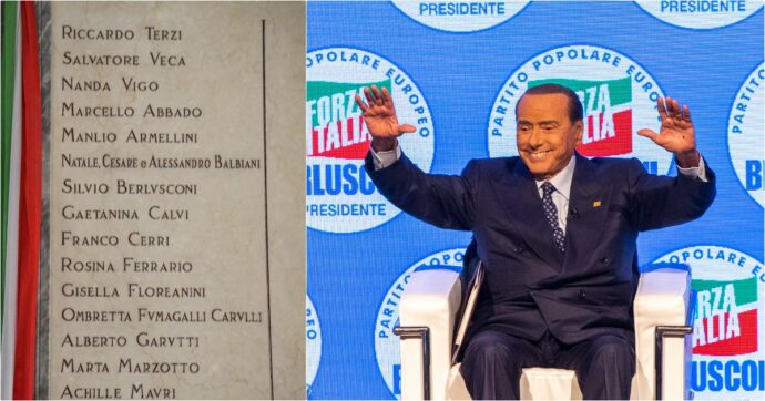 Berlusconi iscritto al Famedio di Milano, alla cerimonia c’è anche Dell’Utri: “Apprezzato ma anche criticato? Come Mazzini e Cavour”