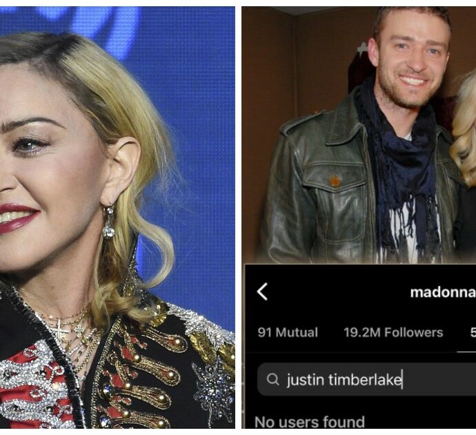 Justin Timberlake sempre più solo: Madonna gli toglie il follow su Instagram dopo le rivelazioni di Britney Spears sull’aborto