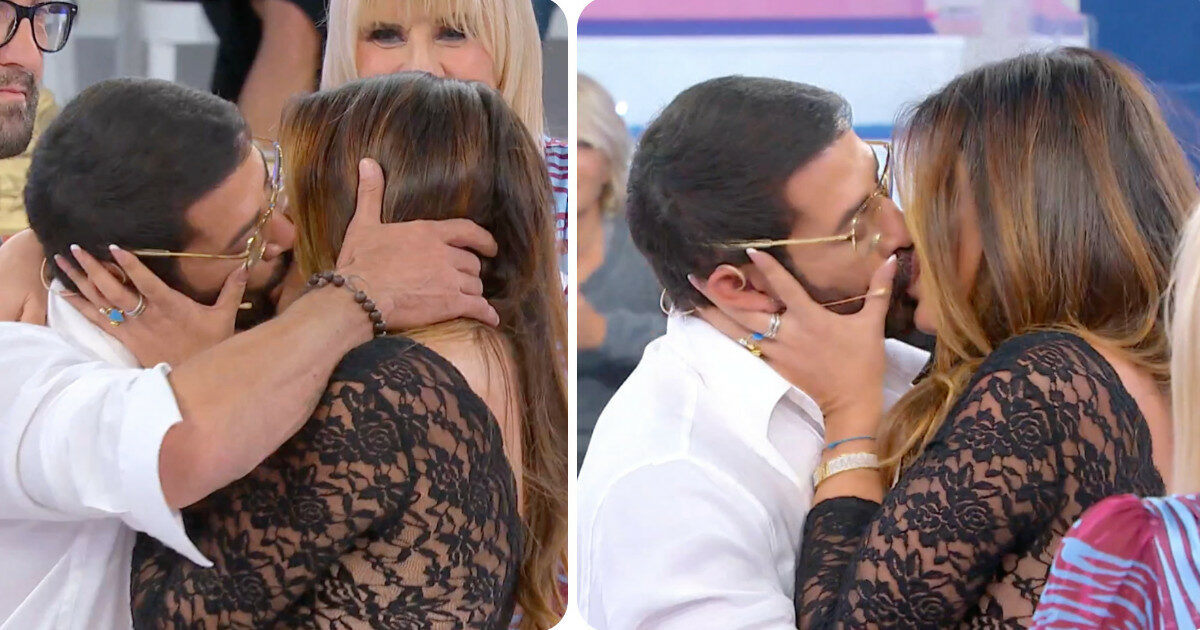 Uomini e Donne, Gianni Sperti bacia appassionatamente Roberta Di Padua e Tina Cipollari grida: “Un grande scandalo”. Maria De Filippi Reagisce così