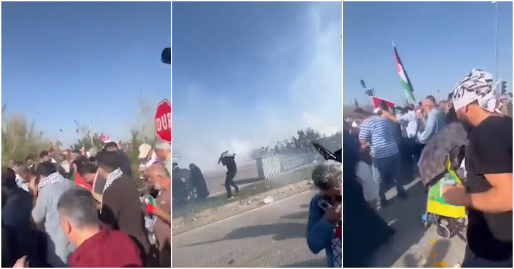 Manifestazione pro-Palestina all’esterno della base militare turca che ospita truppe Usa: la polizia spara gas lacrimogeni – Video