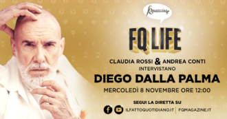 Copertina di Diego Dalla Palma: “Bellezza imperfetta fra vacche e stelle” mercoledì 8 novembre alle 12 in diretta con Claudia Rossi e Andrea Conti