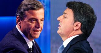 Copertina di Renzi e Calenda, accordo sul divorzio al Senato: il gruppo resta a Italia Viva, Azione finisce nel Misto