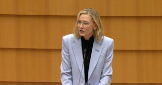 Copertina di Cate Blanchett al Parlamento Ue: ‘Unhcr chiede cessate il fuoco su Gaza e Israele’. E sui migranti avverte: ‘Esternalizzazione inefficace e disumana’