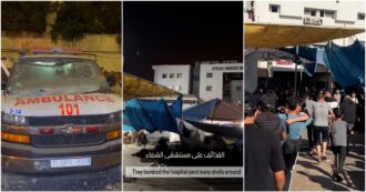 Copertina di Gaza, raid sull’ospedale di Shifa dove sono rifugiate migliaia di persone: il momento dell’attacco e il panico tra le famiglie