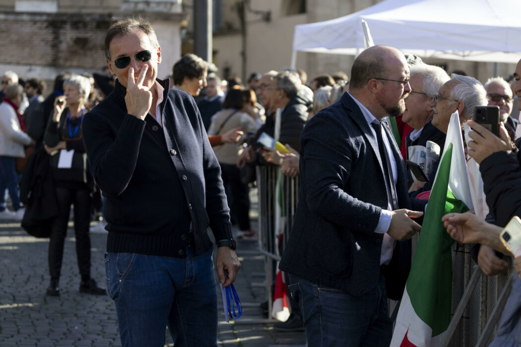 Francesco Boccia alla manifestazione del PD a piazza del Popolo. Roma 11 novembre 2023
ANSA/MASSIMO PERCOSSI