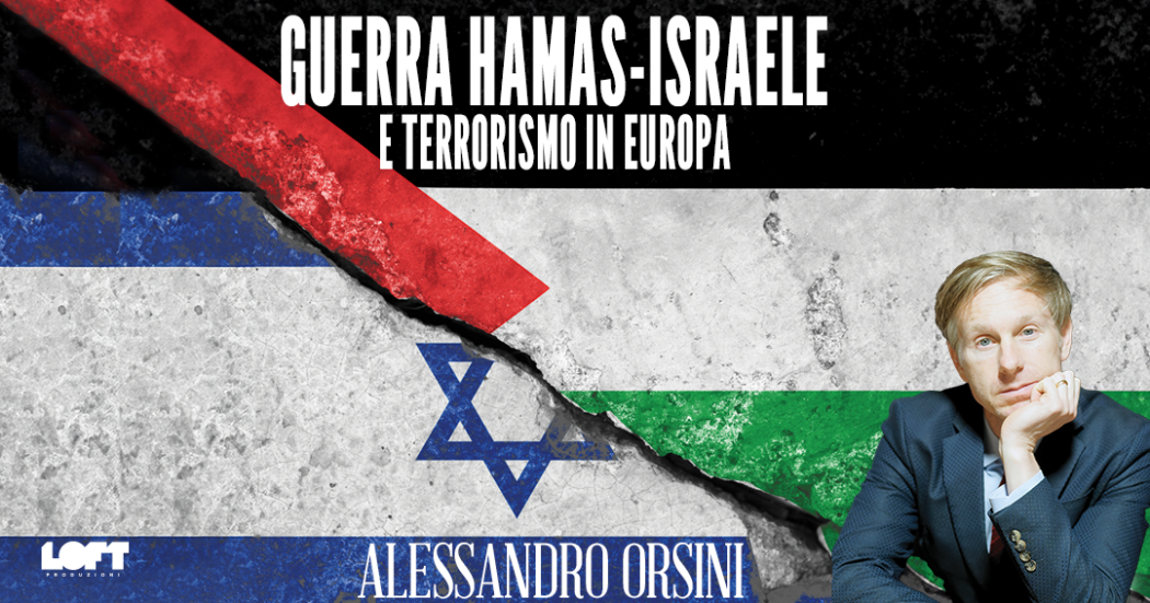 Alessandro Orsini al Teatro di Villa Lazzaroni a Roma il 5 e 6 dicembre con “GUERRA HAMAS- ISRAELE E TERRORISMO IN EUROPA”