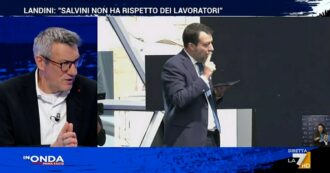 Copertina di Scioperi, Landini risponde a Salvini: “Non ha mai lavorato in vita sua, forse pensa al suo weekend. Bisogna avere rispetto per i lavoratori”. Su La7