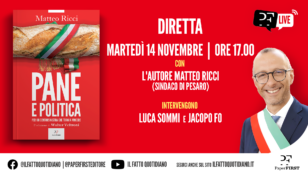 Copertina di Matteo Ricci e Jacopo Fo discutono di “Pane e politica”: riscattare il centrosinistra partendo dal basso. Modera Luca Sommi