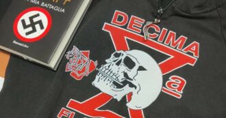 Copertina di Rissa in Terza Categoria: felpe e bandiere con simboli neonazisti e neofascisti tra gli ultras di Parabiago