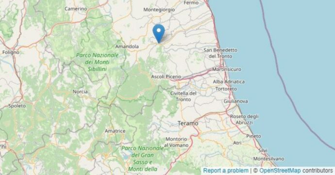 Terremoto nelle Marche, scossa di magnitudo 4 in provincia di Fermo