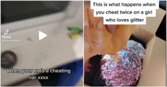 Copertina di Scoprire o vendicare l’infedeltà del partner usando i glitter: è la nuova (assurda) moda di Tik Tok