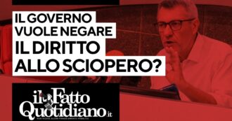 Copertina di Il governo vuole negare il diritto allo sciopero? Segui la diretta con Simone Ceriotti e Andrea Tundo