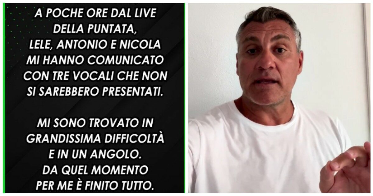 Bobo Vieri minaccia azioni legali: “Ho avuto un diverbio con Lele. I miei tre amici mi hanno lasciato solo”