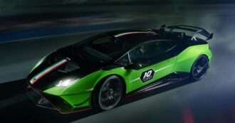 Copertina di Huracán STO SC 10° Anniversario, debutto alle Lamborghini World Finals 2023 – FOTO