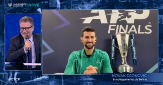 Copertina di Djokovic a Che tempo che fa: “Sinner? Può vincere il grande Slam. Gli auguro belle cose, ma quando non gioca con me” – Video