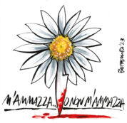 Copertina di La vignetta di Beppe Mora