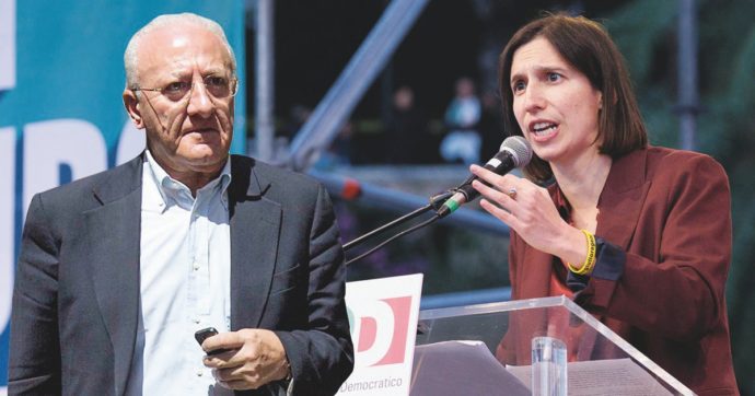 Schlein “cede” a De Luca e torna il big delle tessere