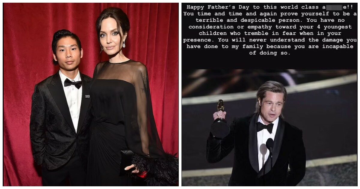 Gli amici di Brad Pitt contro Angelina Jolie dopo le rivelazioni del figlio Pax: “C’è il suo zampino dietro”