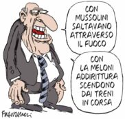 Copertina di La vignetta di Franzaroli