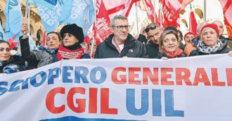 Copertina di Cgil-Uil, in migliaia nelle piazze del Nord Salvini precetta lo sciopero di lunedì 27