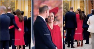 Copertina di Kate Middleton e il principe William si lasciano andare ad una “regale confidenza”: il video delle inedite effusioni in pubblico fa il giro del mondo