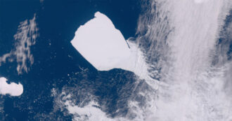 Copertina di Antartide, riprende a muoversi il più grande iceberg del mondo. Dal 1986 era incagliato nel Mare di Weddell