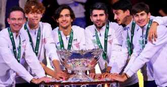 Copertina di Italia in testa al ranking mondiale della Coppa Davis: è la prima volta nella storia