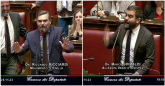 Copertina di Camera, le opposizioni: “Salvini riferisca sul caso Lollobrigida”. Bagarre in Aula, Ricciardi (M5s): “Chi di voi è mai riuscito a fermare un treno?”