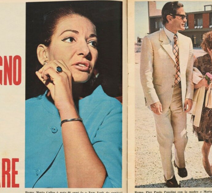 L’incredibile “storia d’amore” tra Pasolini e Callas: una mostra con foto e carte inedite ricostruisce gossip e scandalo. E la bellezza eterna di due miti
