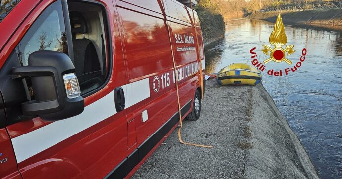 Recuperato il cadavere di una donna nel canale Villoresi di Garbagnate Milanese