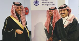 Copertina di Expo 2030, Roma umiliata e Urso stringe mani a Riad