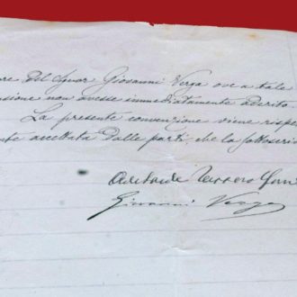 Copertina di L’ultimo segreto di Verga.  Le lettere svelate dello scrittore