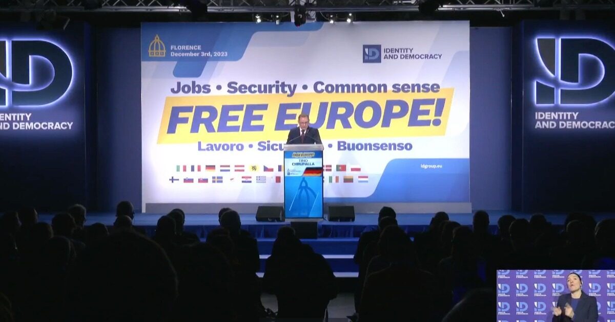 “Dio, onore, patria, fede”, “L’Ue è una minaccia”, “Bisogna fermare Kiev”. Le parole degli alleati di Salvini dalla riunione di Firenze