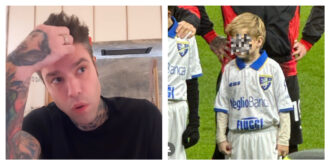 Copertina di Fedez, insulti osceni contro Leone. Il rapper: “Non toccate i miei figli. Tranquilli che scopro chi siete a uno ad uno”
