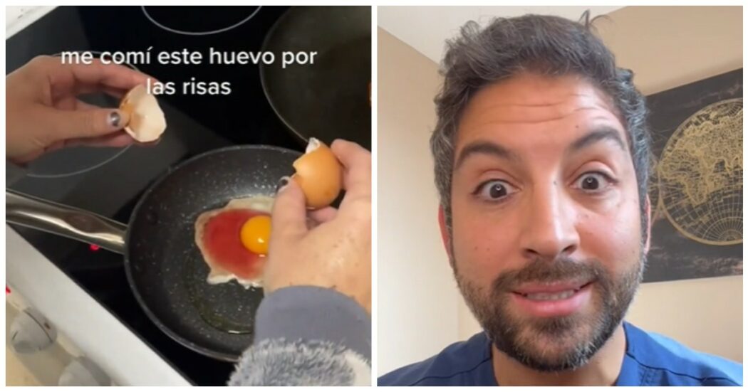 Mangia un uovo rosso e finisce ricoverato in ospedale: “Sono infettato da pseudomonas”