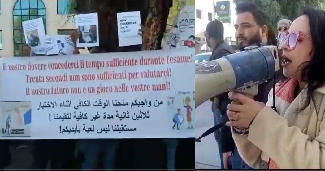 Troppo vecchi, percorso scolastico incompatibile: l’Italia nega visti per studio a centinaia di giovani tunisini. Proteste davanti all’ambasciata
