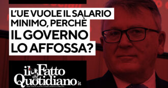 Copertina di “Serve il salario minimo” lo dice anche l’Ue. Perché il governo lo affossa? Segui la diretta con Peter Gomez